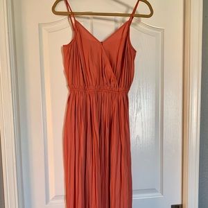 Gap pleated midi dress